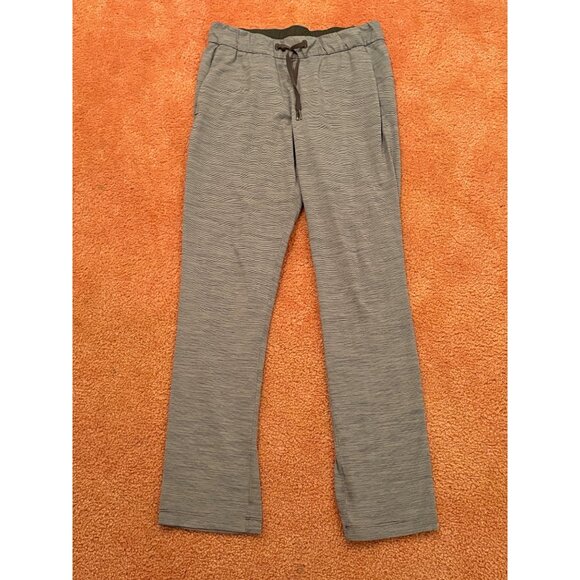 Lululemon On The Fly Pants 31" Full Length Gray Sage Luxtreme Activewear Pants 8 - Picture 10 of 10